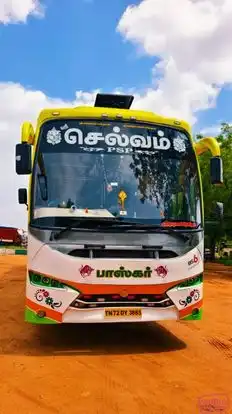 PSP Selvam Travels Bus-Front Image