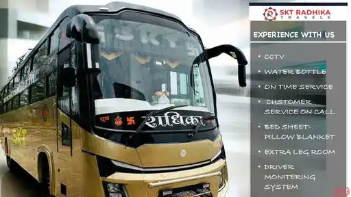 SKT Radhika Travels Bus-Front Image