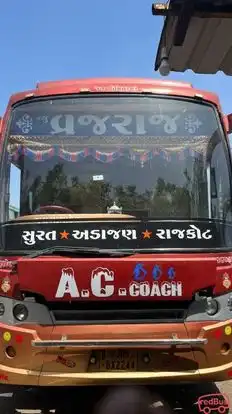 New Vrajraj Travels Bus-Front Image
