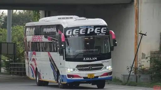 GEE PEE TRAVELS Bus-Front Image