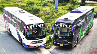 GEE PEE TRAVELS Bus-Front Image