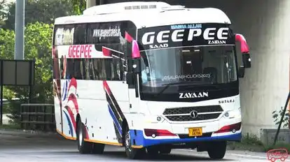 GEE PEE TRAVELS Bus-Front Image