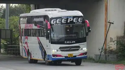 GEE PEE TRAVELS Bus-Front Image