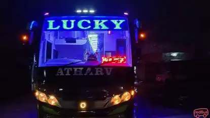 Lucky Travels Bus-Front Image