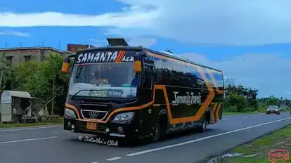 Samanta Travels Bus-Front Image