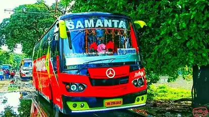 Samanta Travels Bus-Front Image