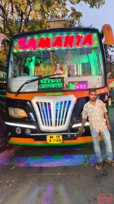 Samanta Travels Bus-Front Image