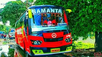 Samanta Travels Bus-Front Image