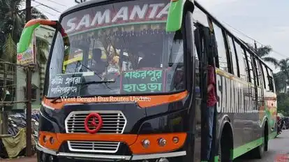 Samanta Travels Bus-Side Image