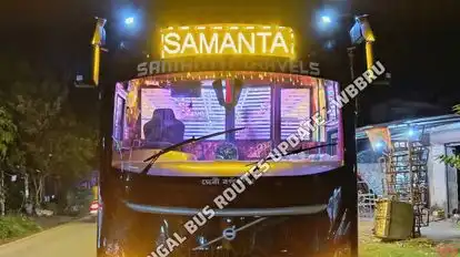 Samanta Travels Bus-Front Image
