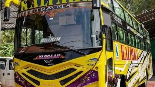 Kalpaka Travels Bus-Front Image