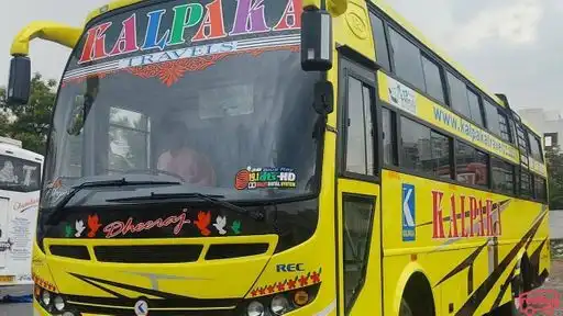 Kalpaka Travels Bus-Front Image