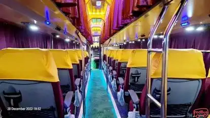 Mallick Travels Bus-Seats layout Image