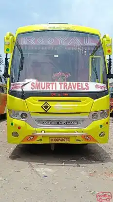 Smruti Travel and Cargo Bus-Front Image