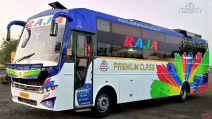 New Raja Travels, Amravati Bus-Side Image