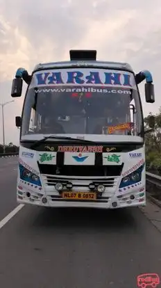 VARAHI TRAVELS Bus-Front Image