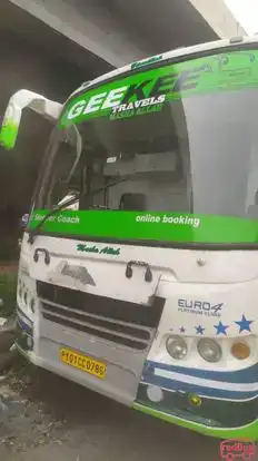 GeeKee Tours and Travels Bus-Front Image