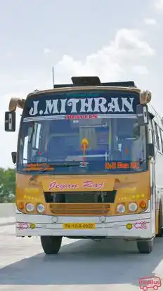 J.MITHRAN TRAVELS Bus-Front Image