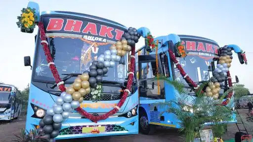 Bhakti World Travels Bus-Front Image