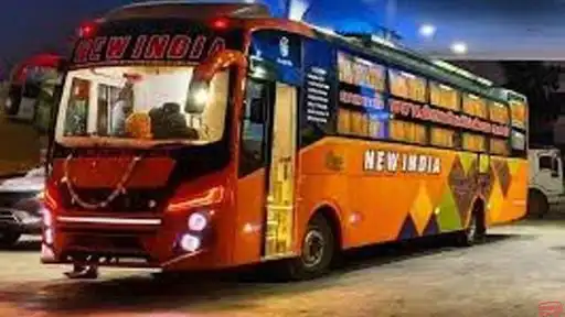 New India Bus Service Bus-Front Image