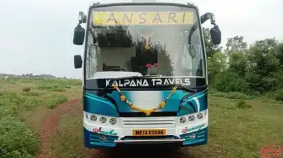 Ansari Travels Bus-Front Image