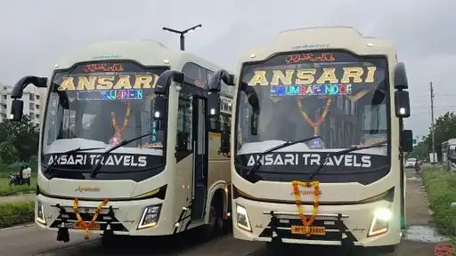 Ansari Travels Bus-Front Image