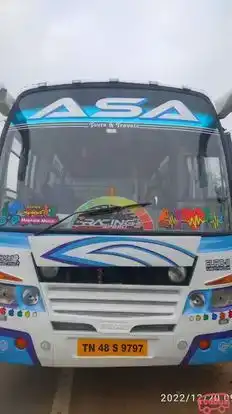 ASA  TOURS AND TRAVELS Bus-Front Image