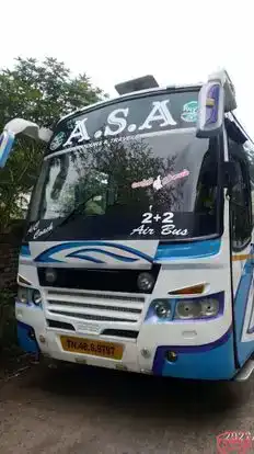 ASA  TOURS AND TRAVELS Bus-Front Image