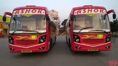 Ashok Travels Gwalior Bus-Front Image