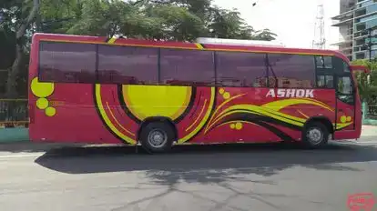 Ashok Travels Gwalior Bus-Side Image