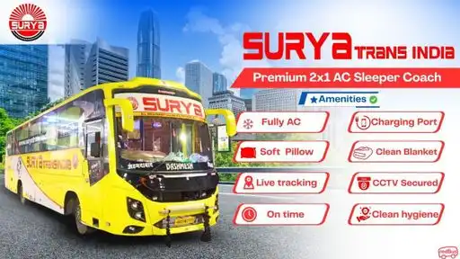 Surya Trans India Bus-Front Image