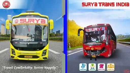 Surya Trans India Bus-Front Image