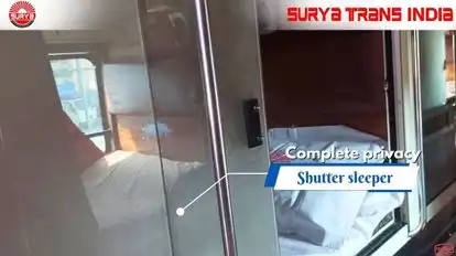 Surya Trans India Bus-Seats layout Image
