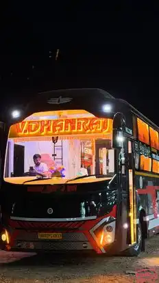 V DHANRAJ Bus-Front Image