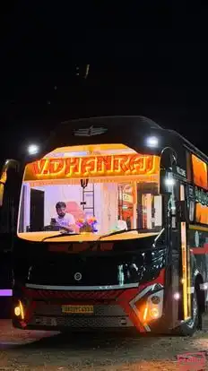 V DHANRAJ Bus-Front Image