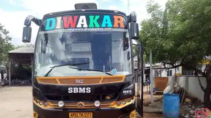 Diwakar Travels Bus-Front Image