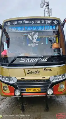 Sandhu Transport  Bus-Front Image