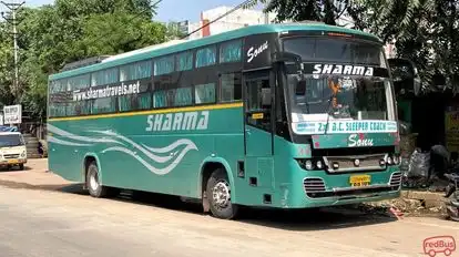 Sharma Travels Bus-Side Image