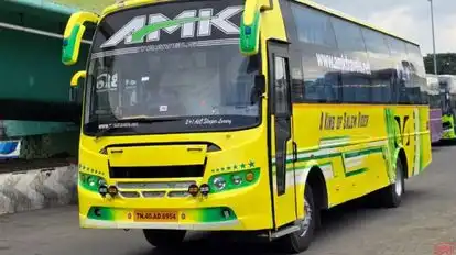 AMK TRAVELS Bus-Front Image