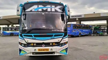 AMK TRAVELS Bus-Front Image