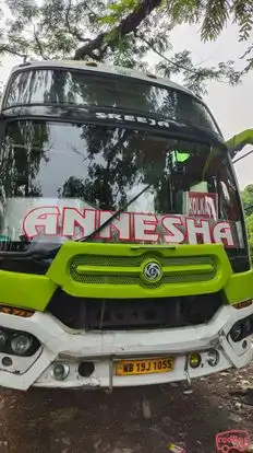 Annesha Travels Bus-Front Image