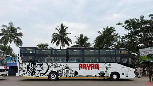 Aryan Travels Bus-Front Image