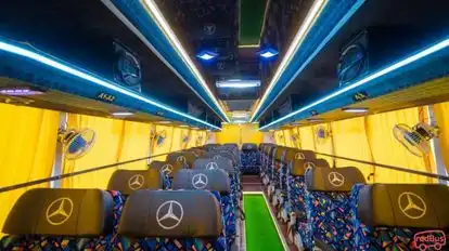 Raj Travel Bus-Seats layout Image