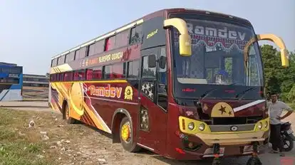 Jay Ramdev Travels Bus-Side Image