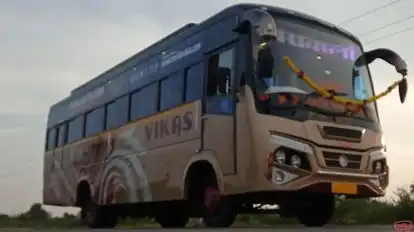 Vikas Travels Mandla Bus-Side Image