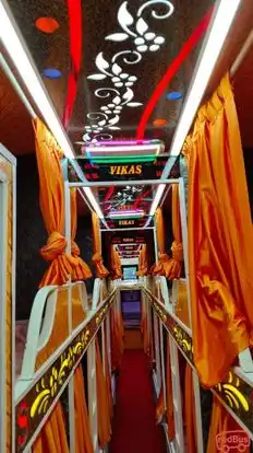 Vikas Travels Mandla Bus-Seats layout Image