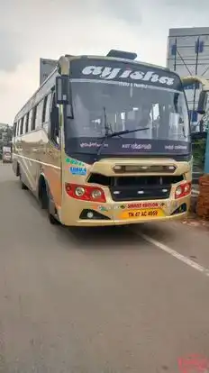 AYISHA TRAVELS Bus-Front Image