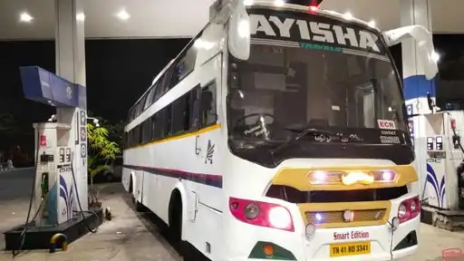 AYISHA TRAVELS Bus-Front Image