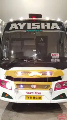 AYISHA TRAVELS Bus-Front Image