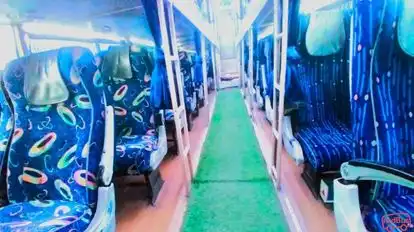 Raj Shila Travels Bus-Seats layout Image